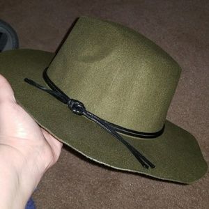 Olive green rancher hat